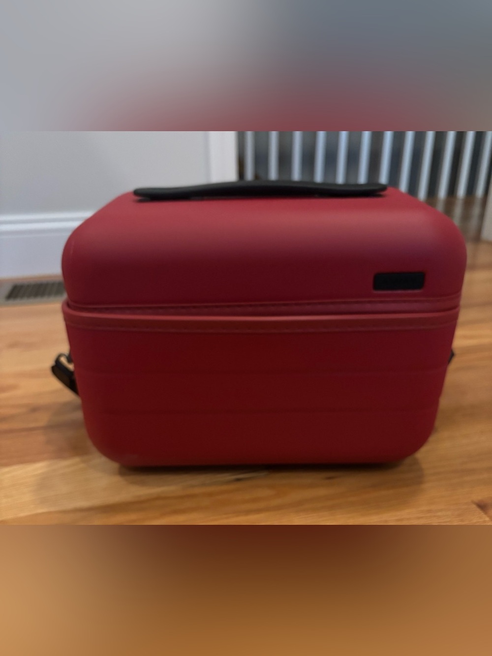 Away Red Train Case with Black Strap - Picture 5 of 8